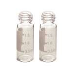 2ml Screw Type Clear Write-on Vials with 33 Expansion Certified Pk/100